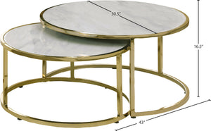 Massimo Gold Coffee table - Furniture Depot