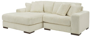 Lindyn 2-Piece Sectional with LHF Chaise - Ivory - Furniture Depot