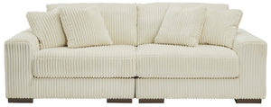 Lindyn 2-Piece Sectional Sofa - Ivory - Furniture Depot