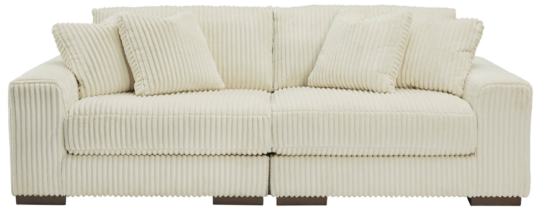 Lindyn 2-Piece Sectional Sofa - Ivory - Furniture Depot