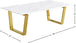 Cameron Gold Coffee Table - Furniture Depot