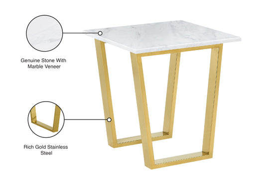 Cameron Gold End Table - Furniture Depot