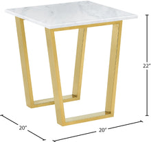 Load image into Gallery viewer, Cameron Gold End Table - Furniture Depot