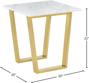 Cameron Gold End Table - Furniture Depot