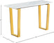 Cameron Gold Console Table - Furniture Depot