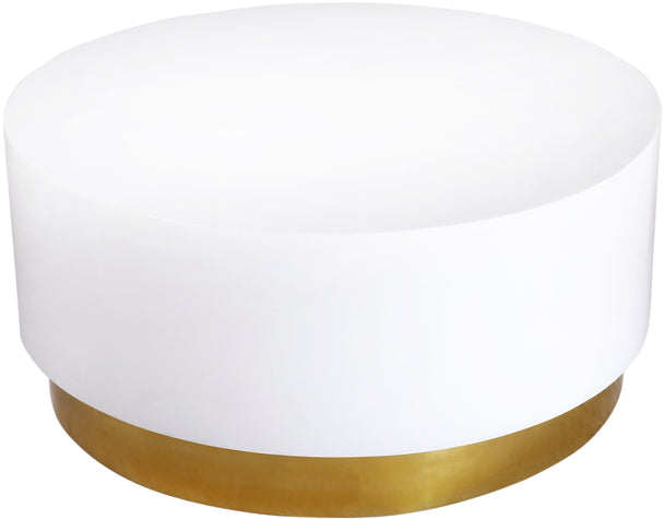 Deco White/Gold Coffee Table - Furniture Depot