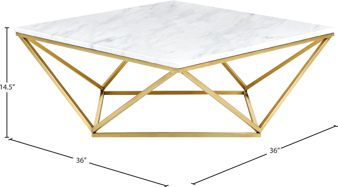 Mason Gold Coffee Table - Furniture Depot