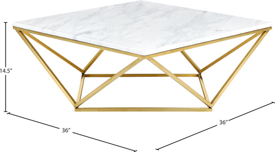 Mason Gold Coffee Table - Furniture Depot