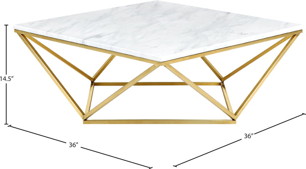 Mason Gold Coffee Table - Furniture Depot