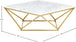 Mason Gold Coffee Table - Furniture Depot