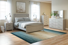 Load image into Gallery viewer, Cottenburg Light Gray / White 4 Pc. Dresser, Mirror, Panel Bed - Full