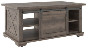 Arlenbry Gray 3 Pc. Coffee Table, 2 End Tables