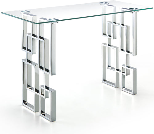 Alexis Chrome Console Table - Furniture Depot