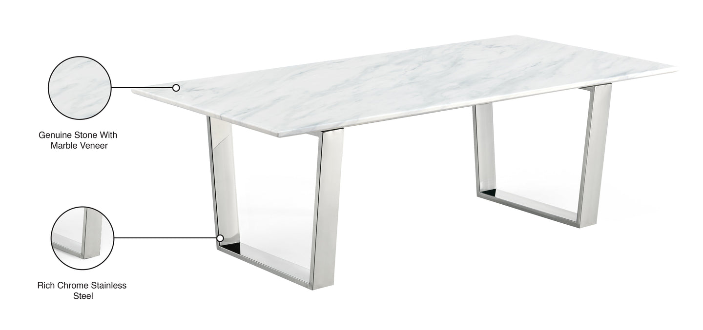 Carlton Chrome Coffee Table - Furniture Depot