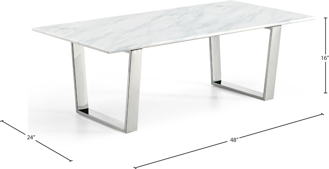 Carlton Chrome Coffee Table - Furniture Depot