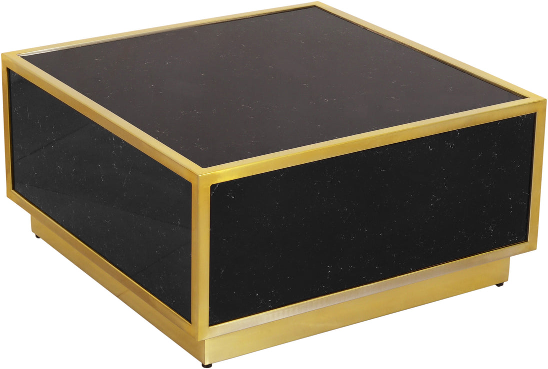 Glitz Faux Marble Coffee Table - Furniture Depot