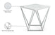Skyler Chrome End Table - Furniture Depot