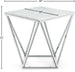 Skyler Chrome End Table - Furniture Depot