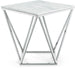 Skyler Chrome End Table - Furniture Depot