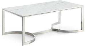 Copley Chrome Coffee Table - Furniture Depot
