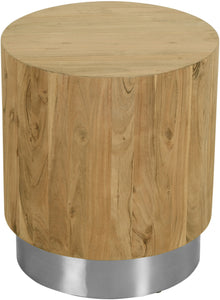 Acacia Round End Table - Furniture Depot