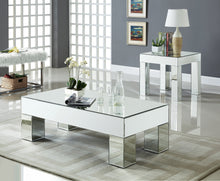 Load image into Gallery viewer, Lainy Mirrored End Table - Furniture Depot