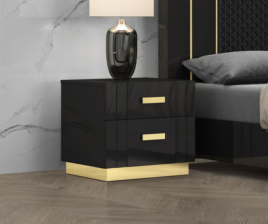 Synergy Black Bedroom Collection - Furniture Depot