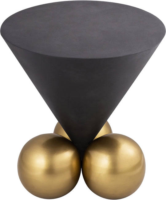Naples Grey Cement End Table - Furniture Depot