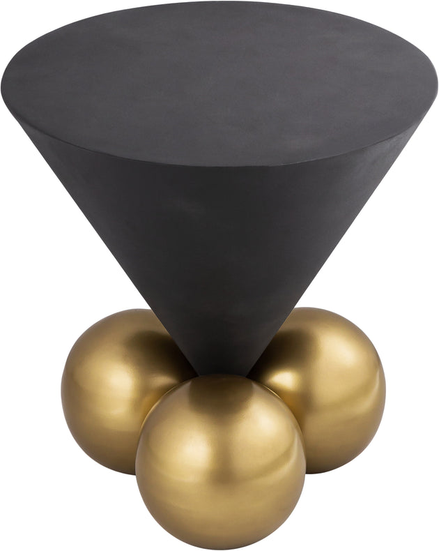 Naples Grey Cement End Table - Furniture Depot