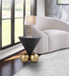Naples Grey Cement End Table - Furniture Depot