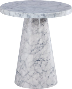 Omni Faux Marble End Table - Furniture Depot