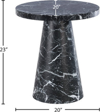 Load image into Gallery viewer, Omni Faux Marble End Table - Furniture Depot