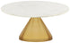 Emery White Marble Coffee Table - Furniture Depot