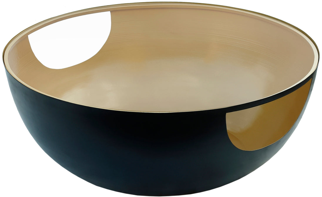 Doma Black / Gold Coffee Table - Furniture Depot