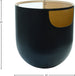 Doma Black / Gold End Table - Furniture Depot