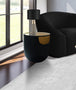 Doma Black / Gold End Table - Furniture Depot