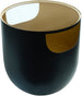 Doma Black / Gold End Table - Furniture Depot