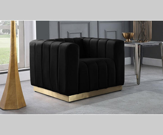 SHANNON SOFA SERIES - BLACK - Furniture Depot