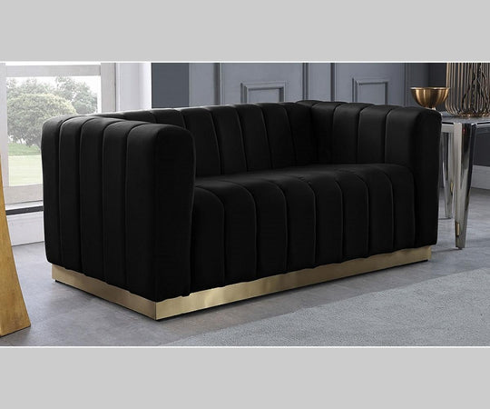 SHANNON SOFA SERIES - BLACK - Furniture Depot