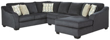Load image into Gallery viewer, Eltmann Slate Right Arm Facing Chaise 3 Pc Sectional