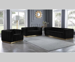 SHANNON SOFA SERIES - BLACK - Furniture Depot