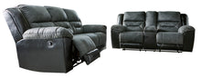 Load image into Gallery viewer, Earhart Reclining Sofa &amp; DBL Rec Loveseat w/Console - Furniture Depot