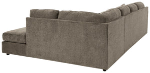 O'Phannon 2-Piece Sectional with left-arm facing sofa chaise and right-arm facing corner chaise - Putty - Furniture Depot