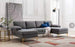 Constance 3 Piece Upholstered Sectional - Furniture Depot