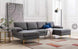 Constance 3 Piece Upholstered Sectional - Furniture Depot