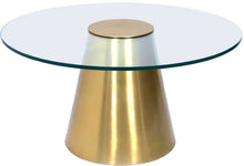 Load image into Gallery viewer, Glassimo Brushed Gold Coffee Table - Furniture Depot