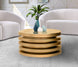 Levels Brushed Gold Coffee Table - Furniture Depot