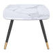Emery Rectangular Coffee Table in White - Furniture Depot