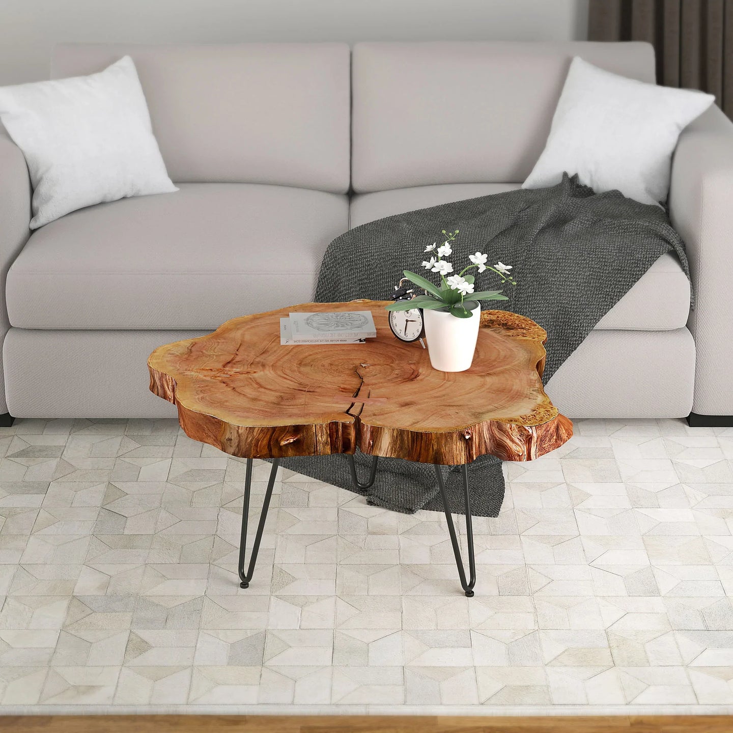 NILA-COFFEE TABLE-NATURAL - Furniture Depot