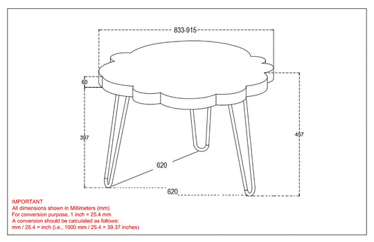 NILA-COFFEE TABLE-NATURAL - Furniture Depot